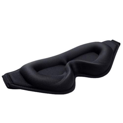 3D Schlafbrille schwarz